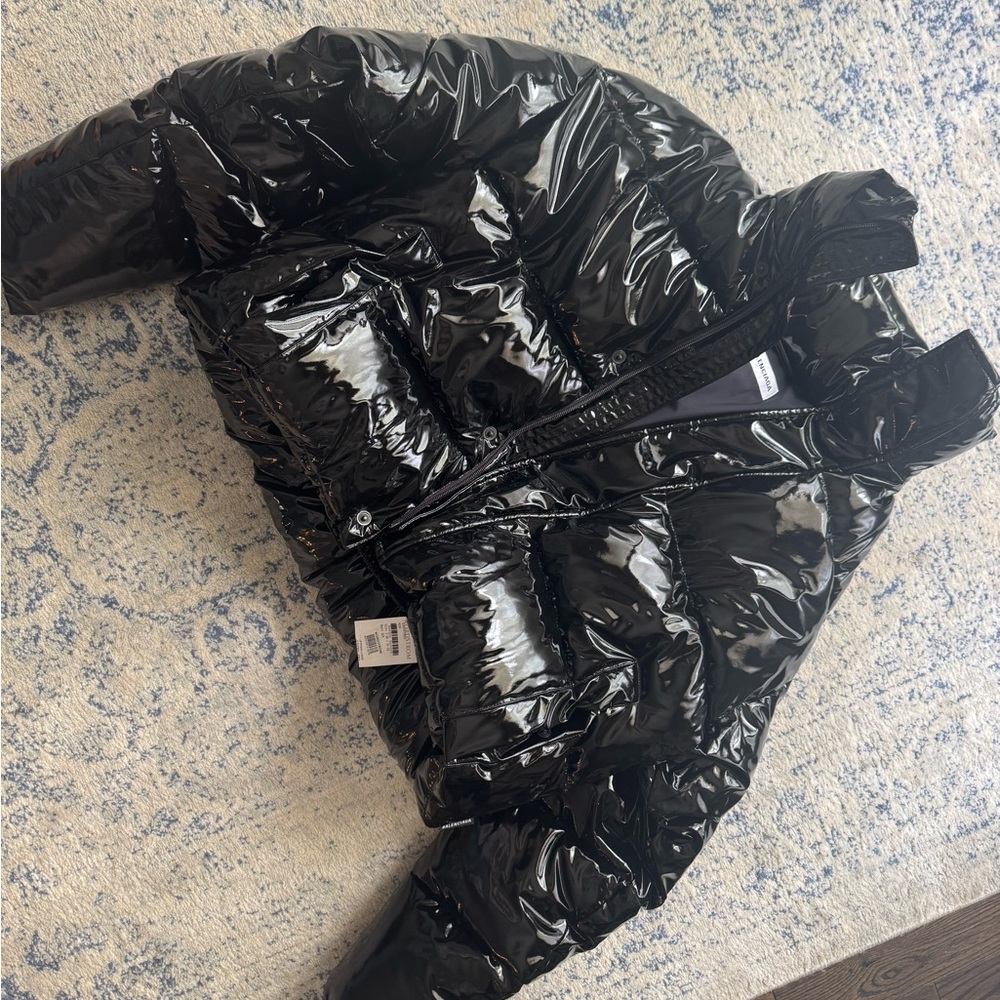 Balenciaga Glossy Black Jacket